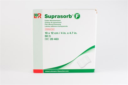 Suprasorb F 10*12 см (водоотталкивающий) пластырь - фото 4857