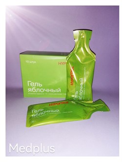 Гель ГипоФри (HypoFree) Яблоко 1 ХЕ, мягкая упаковка (саше 30мл), цена за 1 шт. 2117 - фото 6226